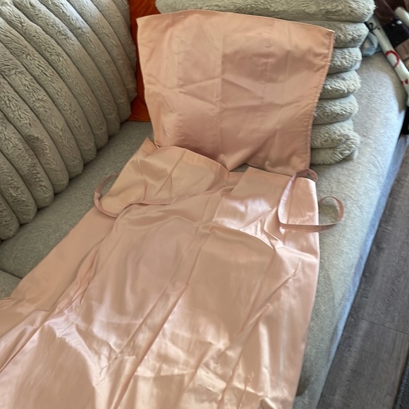 SOLD Calypso vintage gorgeous 2 pc 100 % silk beautiful pink long dress Med💕 - Picture 7 of 10